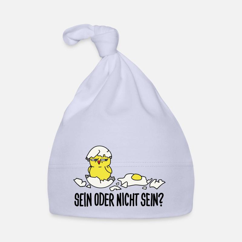 sein oder nicht sein - Baby Bio-Mütze - Sky