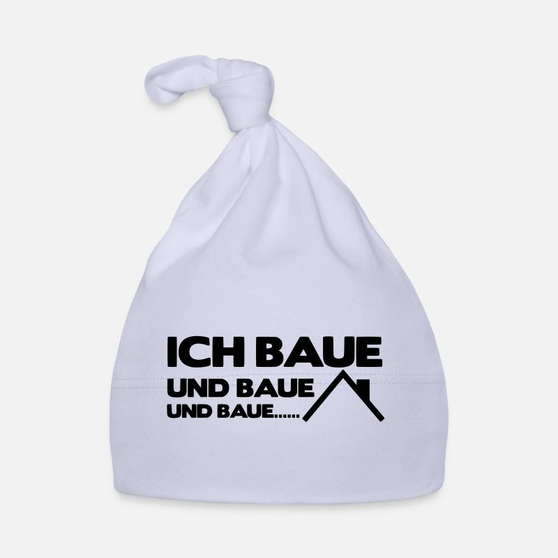 Ich baue und baue und baue Baby Bio-Mütze