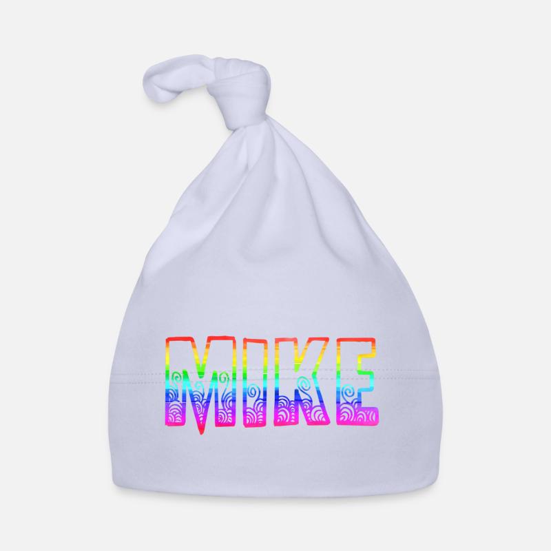 mike rs rainbow Organic Baby Cap