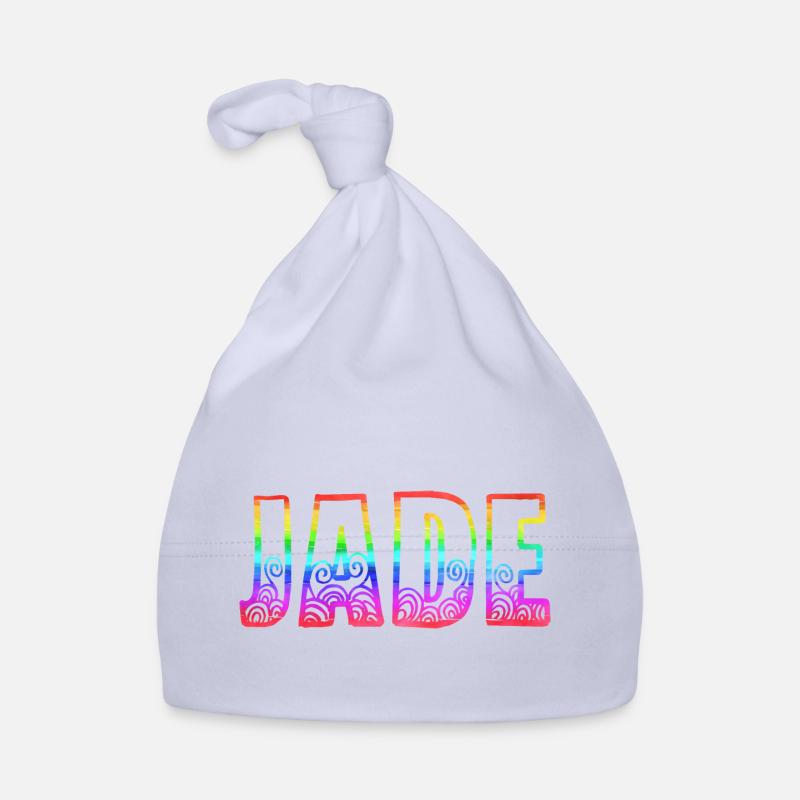 jade rs arc-en-ciel - Bonnet bio Bébé - ciel