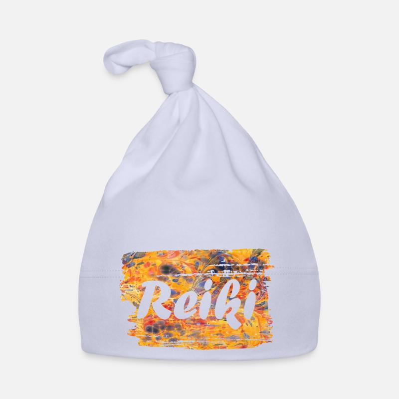 reiki schriftzug e 280 Baby Bio-Mütze