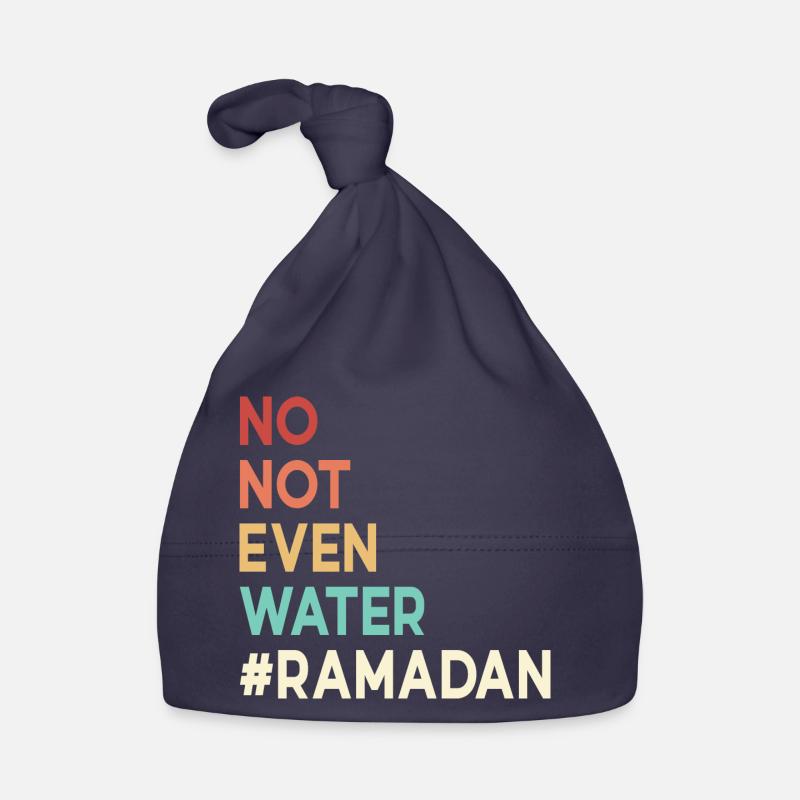 Nein nicht einmal Wasser Ramadan Baby Bio-Mütze