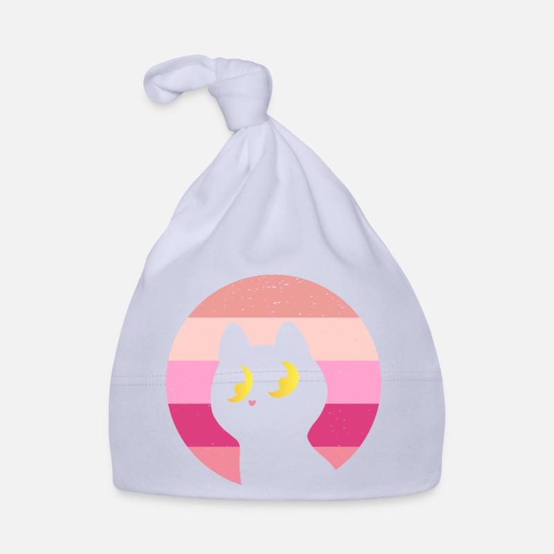 Cat Retro Organic Baby Cap