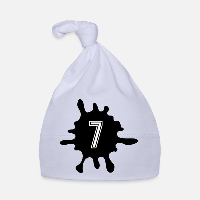 Blobs 7 Number Organic Baby Cap