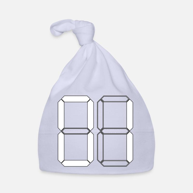 NUMBER 01 Zero One Gift Digital Organic Baby Cap