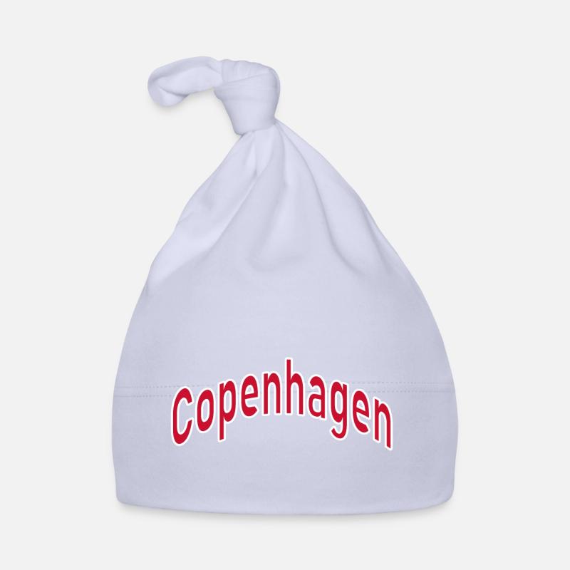 Copenhague - Bonnet bio Bébé - ciel