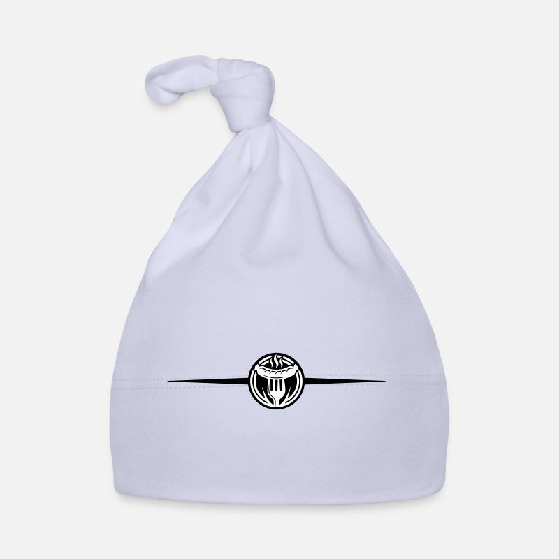 Wurst Bratwurst Symbol Baby Bio-Mütze