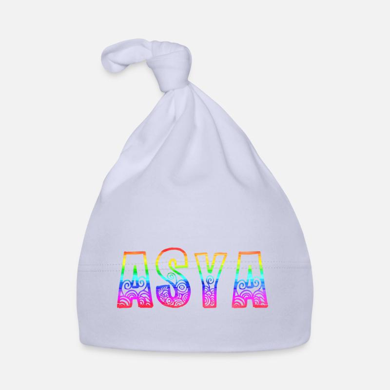 asya rs regenbogen Baby Bio-Mütze