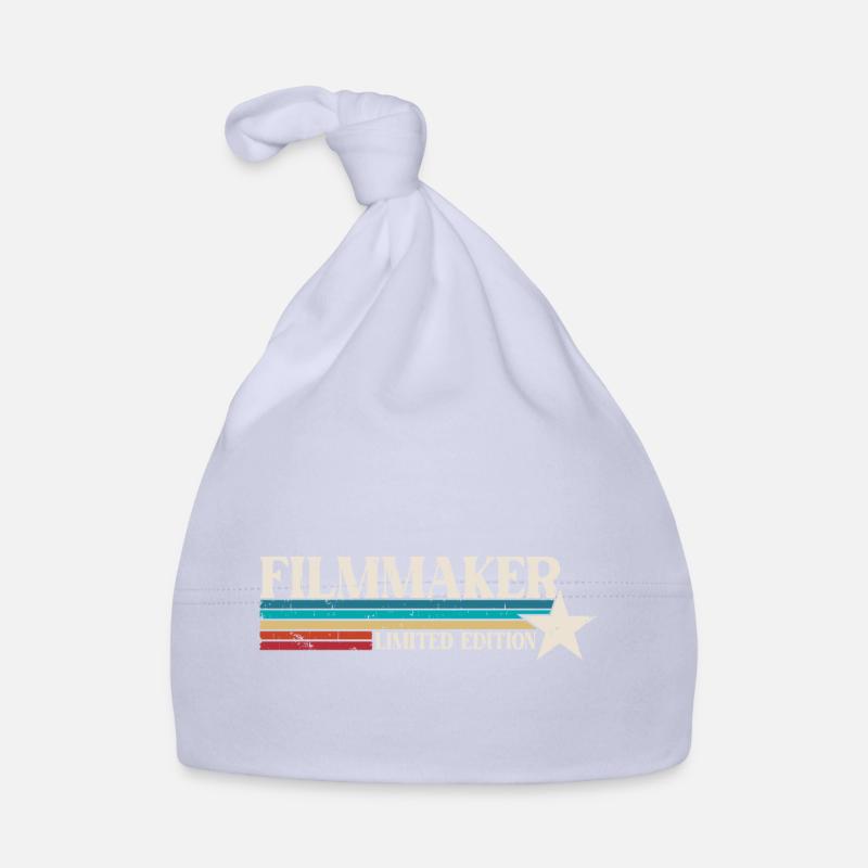 Cinéaste - Bonnet bio Bébé - ciel