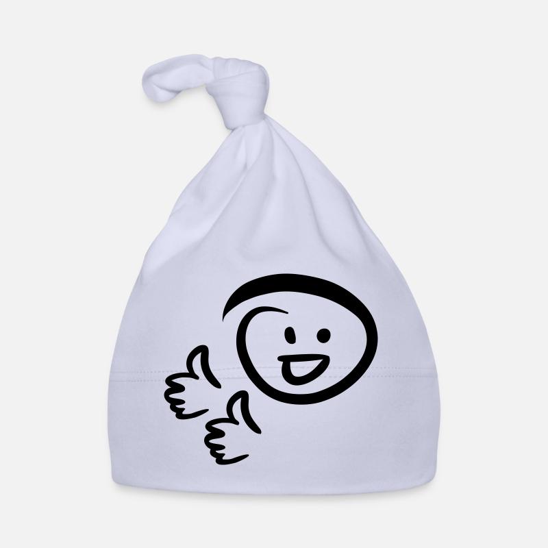Well done! Face smiles two thumbs up. Organic Baby Cap