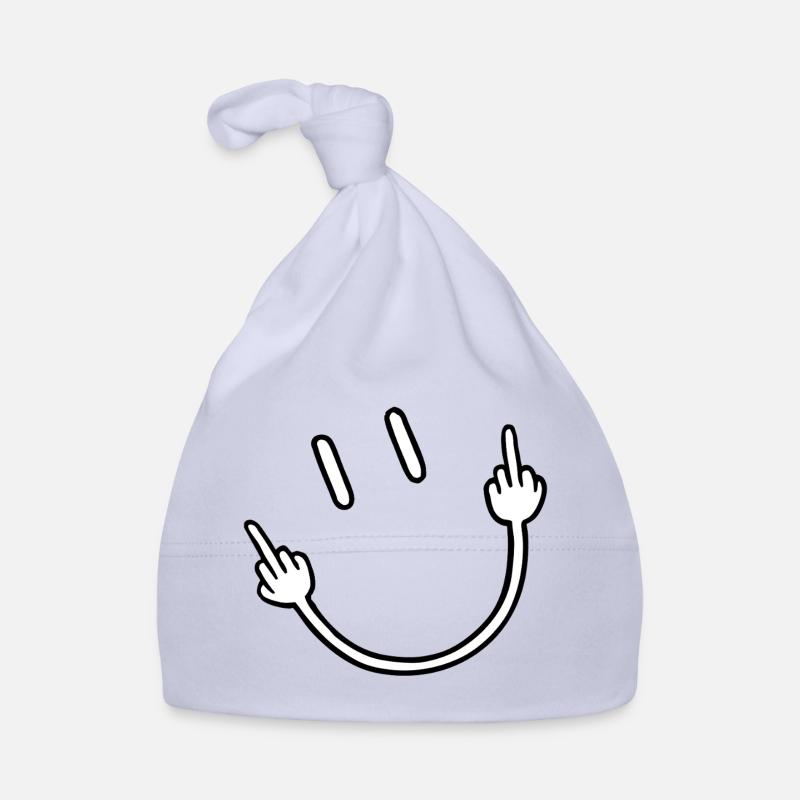 Mittelfinger-Geste Baby Bio-Mütze