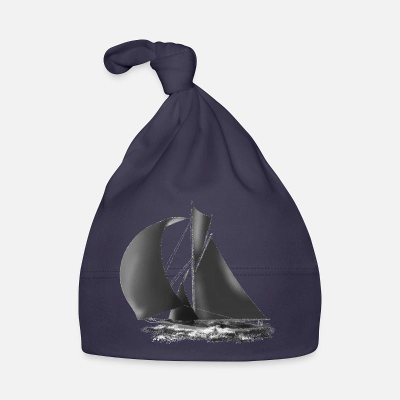 Sailboat Organic Baby Cap