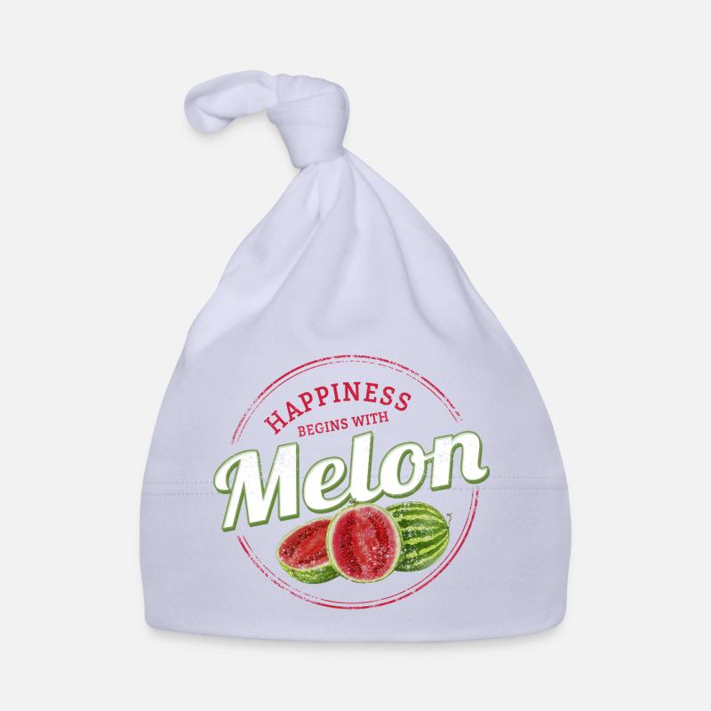 Snack de pastèque Vintage Fruit Retro Melon Bonnet bio Bébé