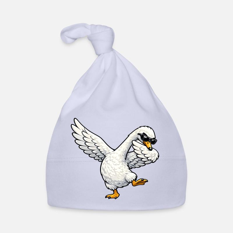 Dabbing Schwan Baby Bio-Mütze