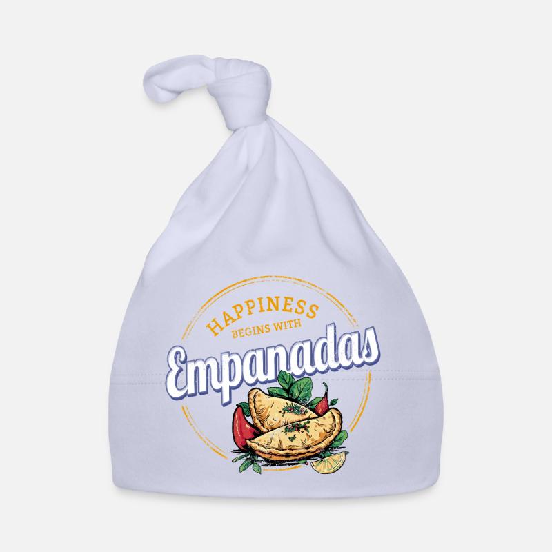 Empanada Snack Vintage Spanien Retro Teigtaschen Baby Bio-Mütze