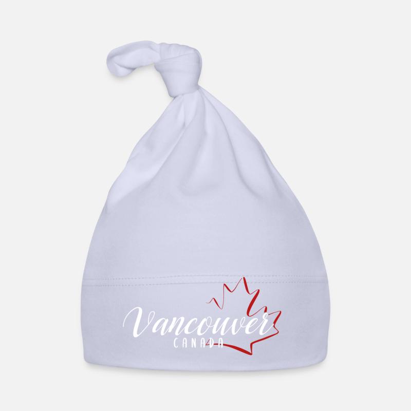 Vancouver, Canada - Bonnet bio Bébé - ciel