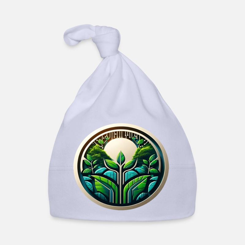Logo Eco Tech Nature et numérisation Bonnet bio Bébé