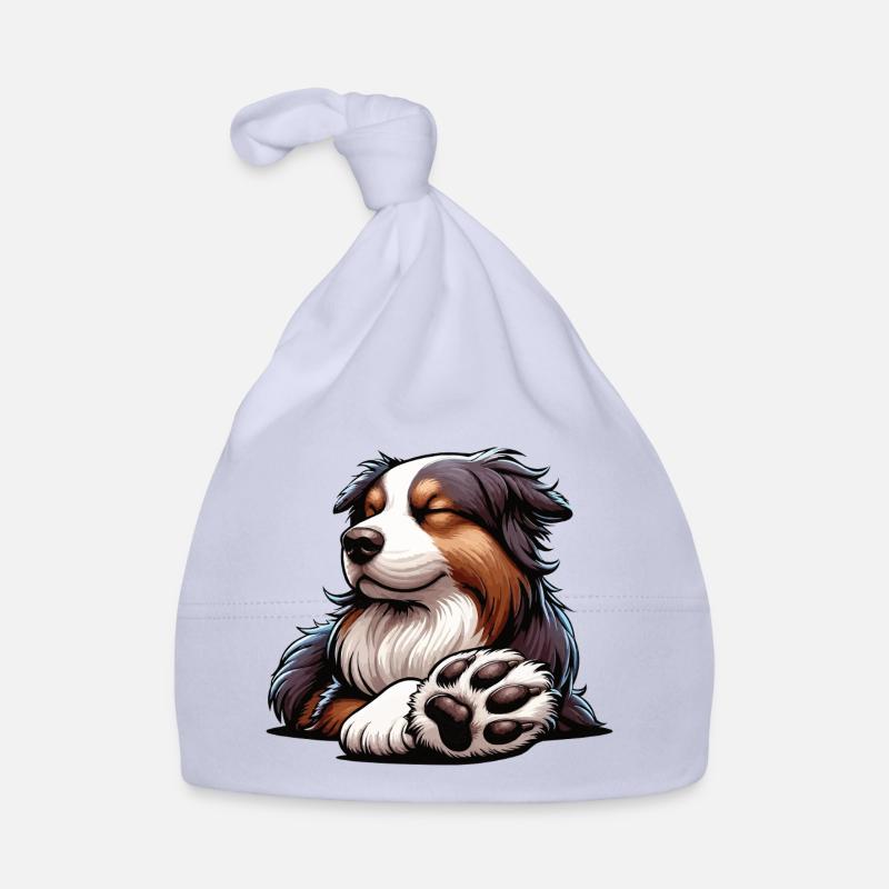 Australian Shepherd Aussie Aussiebesitzer Aussies Baby Bio-Mütze