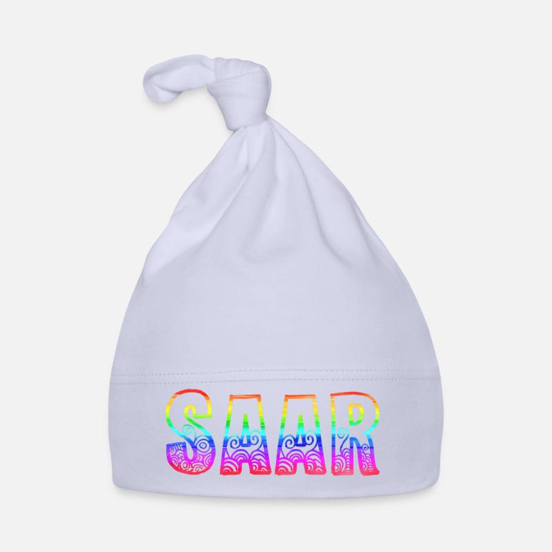 saar rs rainbow Organic Baby Cap