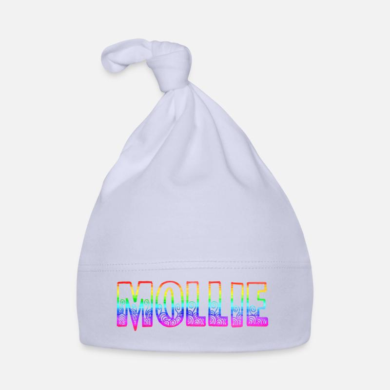 mollie rs arc-en-ciel Bonnet bio Bébé