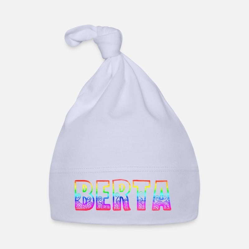 berta rs regenbogen - Baby Bio-Mütze - Sky