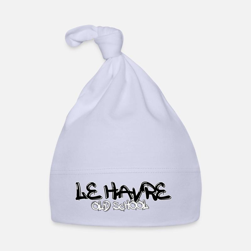 le havre - Bonnet bio Bébé - ciel