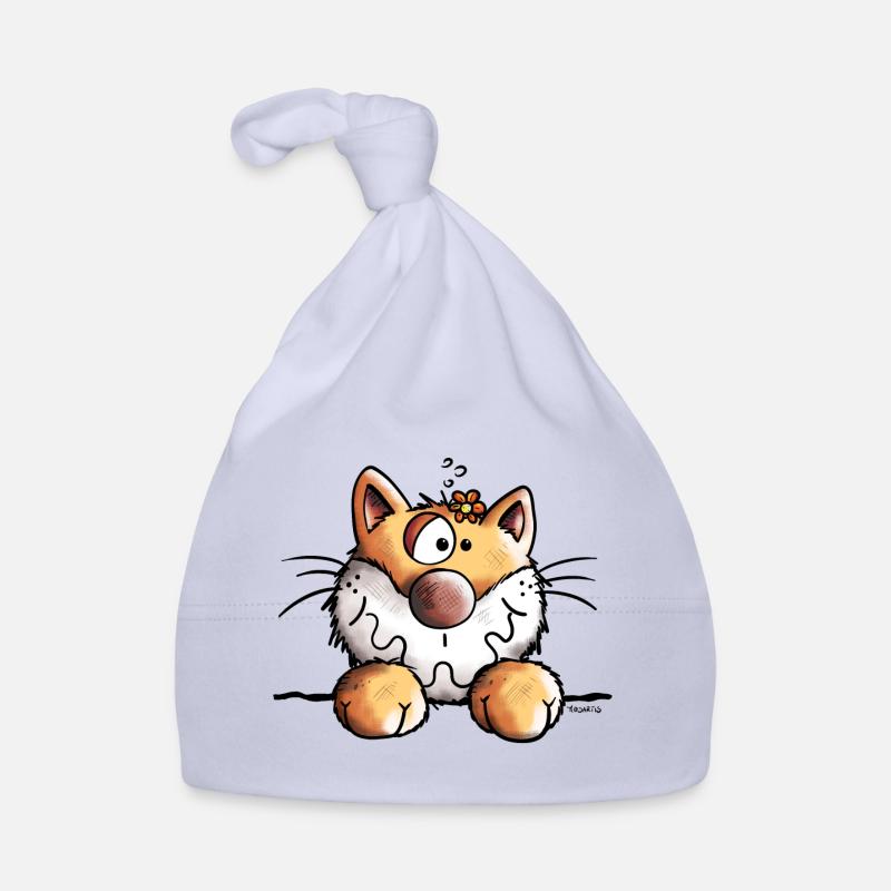 Neugieriges Kätzchen Baby Bio-Mütze