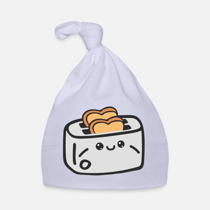 Toaster and bread Organic Baby Cap