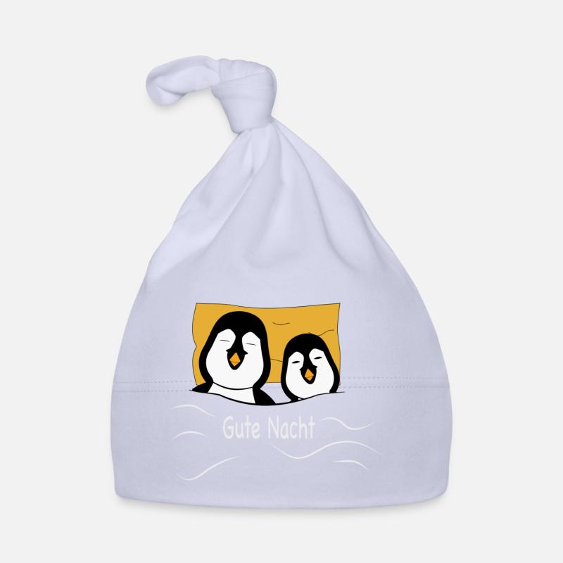 Müde Pinguine Baby Bio-Mütze