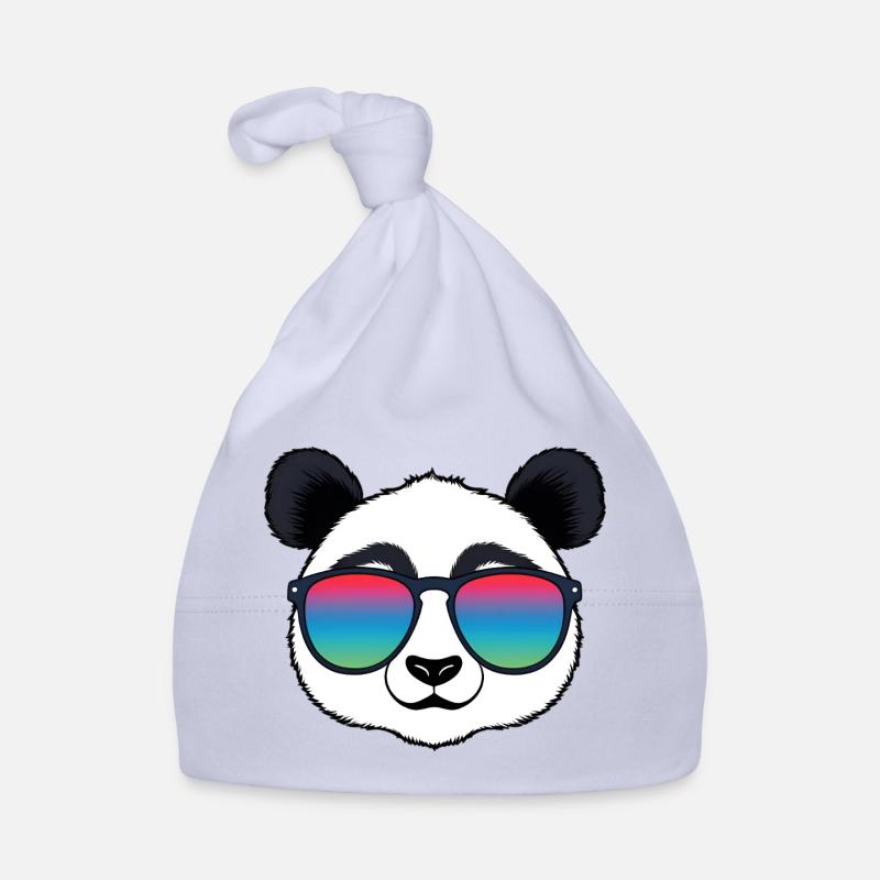 Panda Regenbogen-Sonnenbrille Baby Bio-Mütze