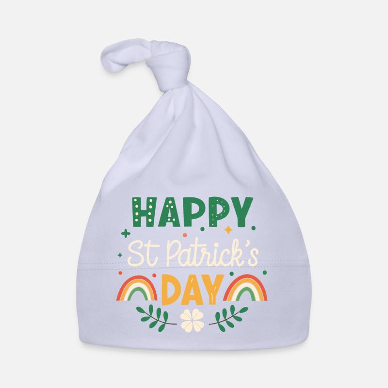 Joyeux Saint Patrick Arc-en-Ciel Bonnet bio Bébé