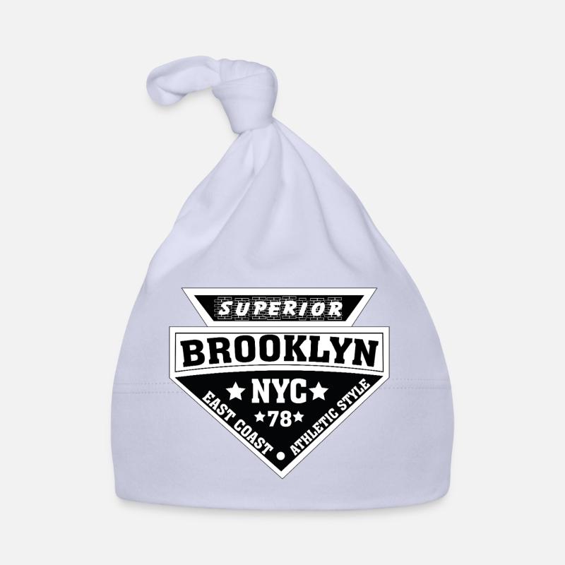 Brooklyn NYC Athletic Shield Organic Baby Cap