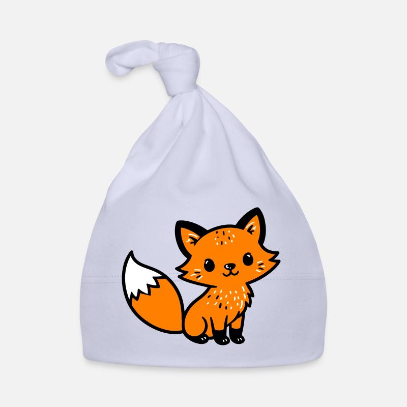 Fuchs Niedlich Comic Baby Bio-Mütze