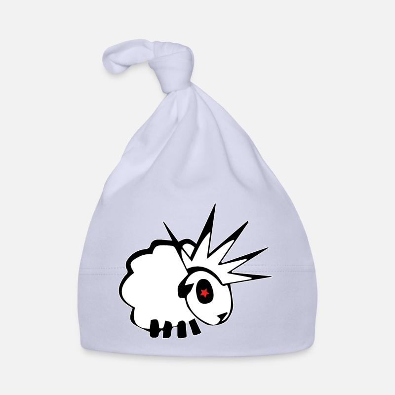 OVEJA PUNK - Bonnet bio Bébé - ciel