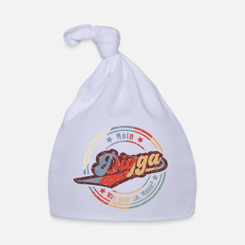 Moin Digga (Was-Geht-Ab-Mann-Edition) Baby Bio-Mütze