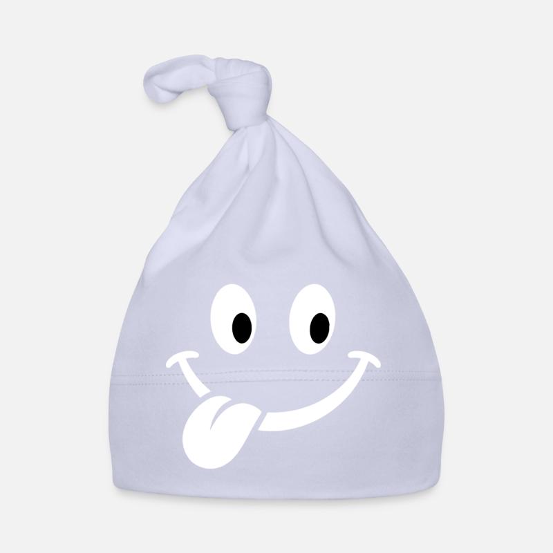 Smile weiss Baby Bio-Mütze