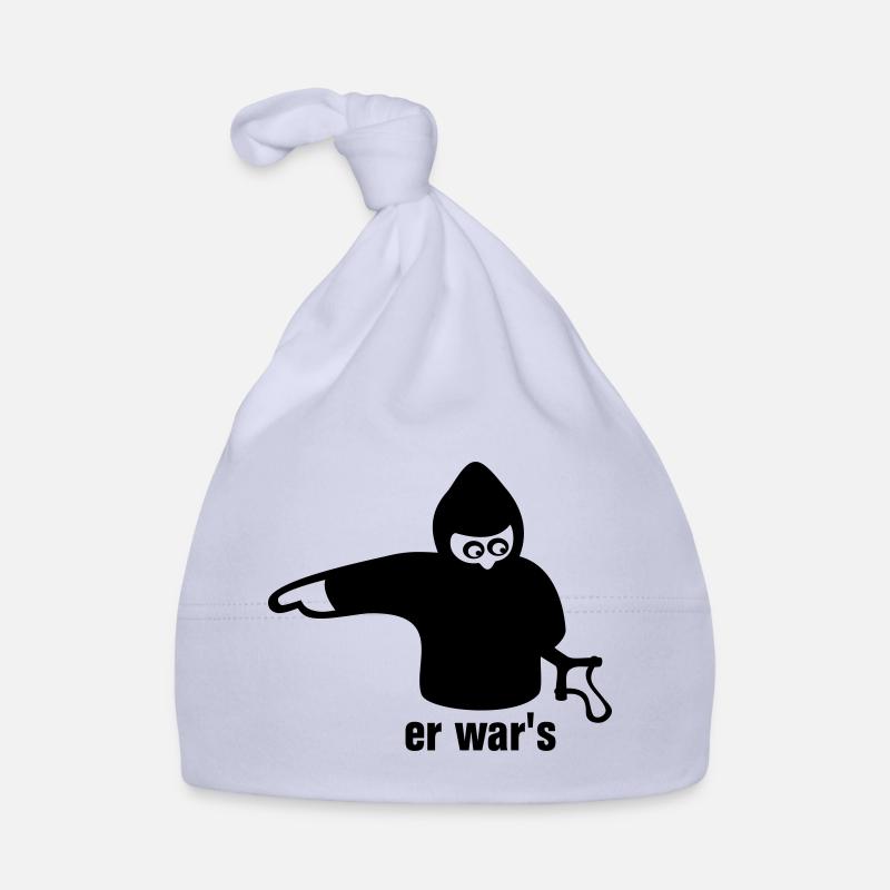 er war's - links Baby Bio-Mütze