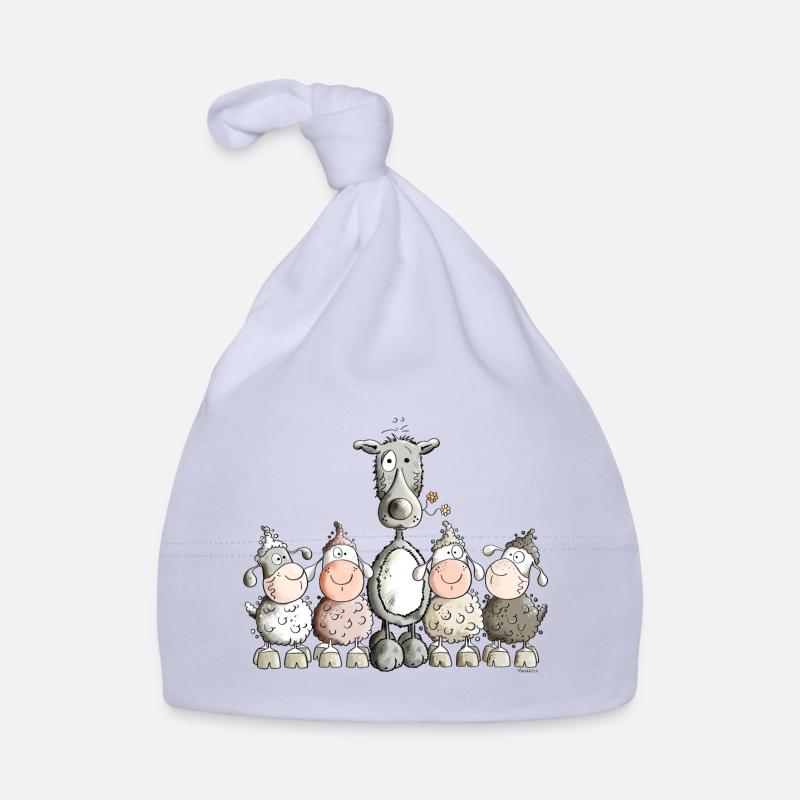 Wolf and Friends Organic Baby Cap