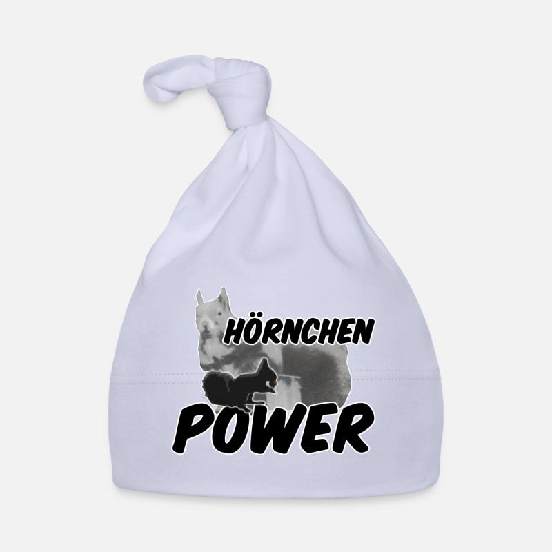 Hörnchenpower Eichhörnchen Tiere Spruch Baby Bio-Mütze