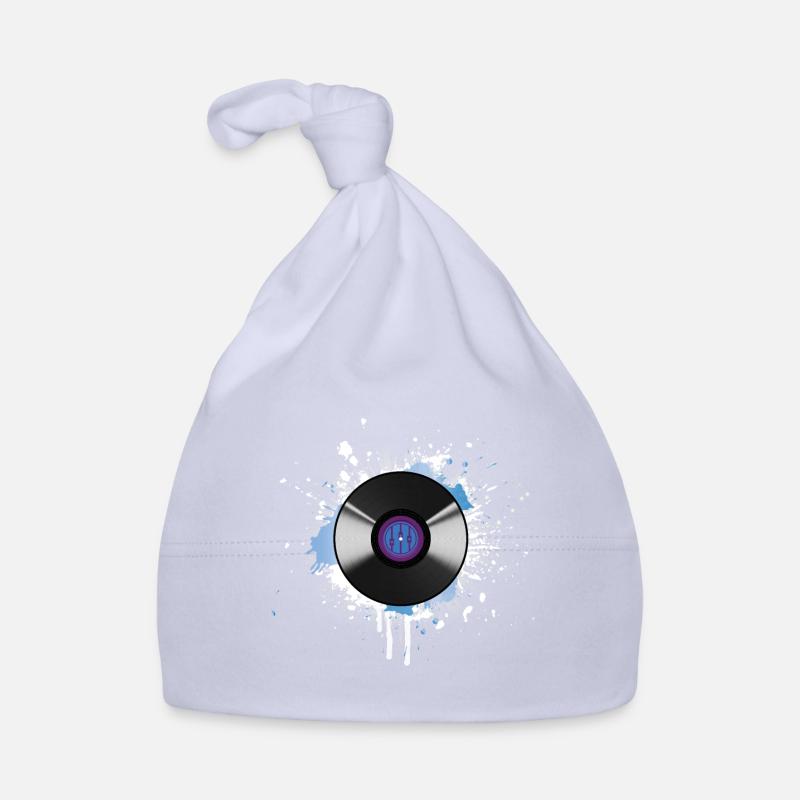 Gebeizte Schallplatte Baby Bio-Mütze