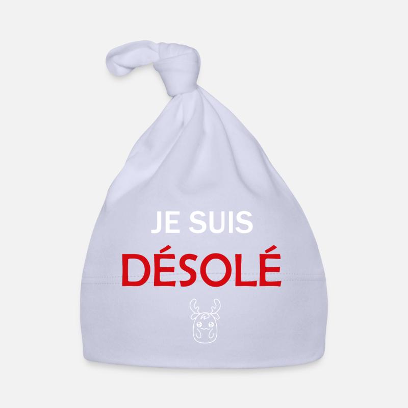 Je suis Désolé Bonnet bio Bébé