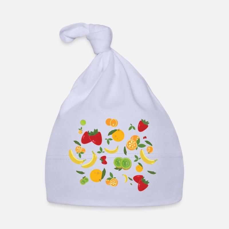 Früchte & Früchte - Erdbeere und Banane Baby Bio-Mütze