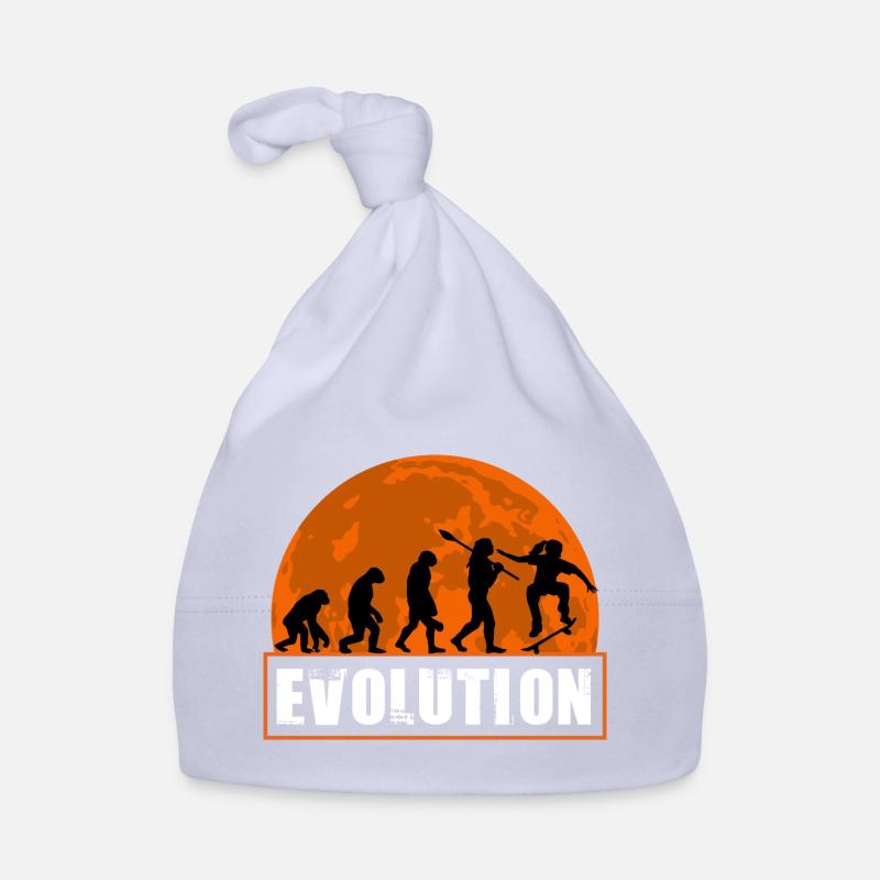 Évolution de l’art des silhouettes skateurs en skateboard Bonnet bio Bébé