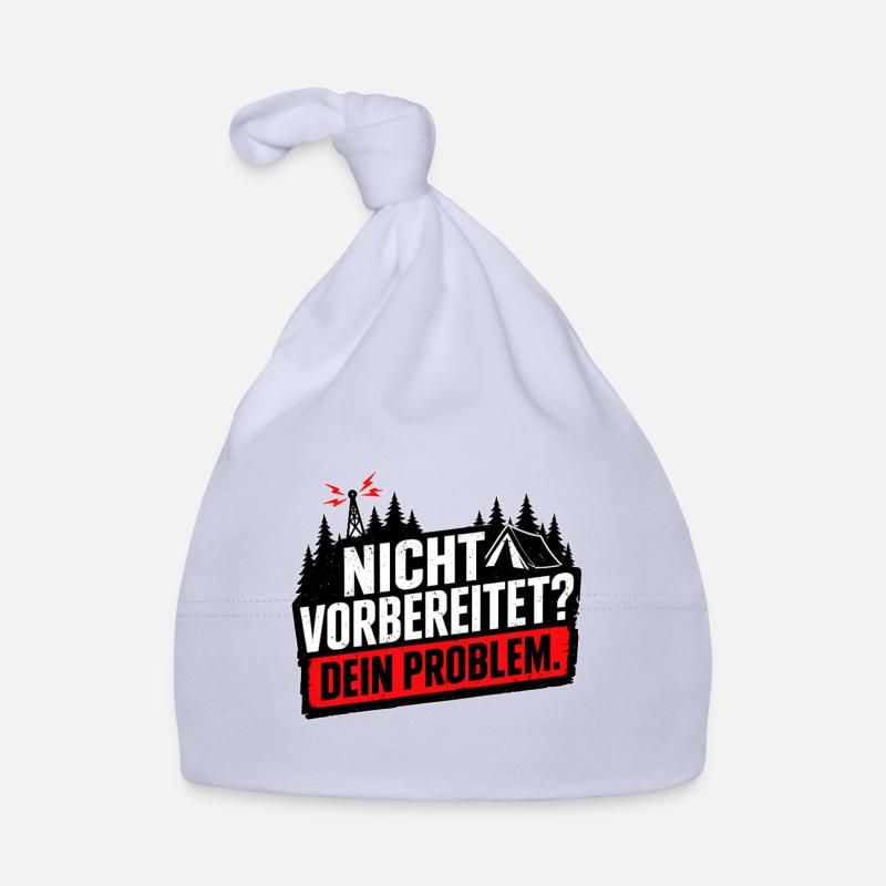 Nicht vorbereitet Survival Prepper Humor Baby Bio-Mütze