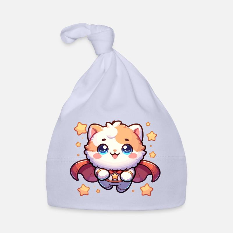 Heroes Kitten Superhero Cat Super Kitty Organic Baby Cap