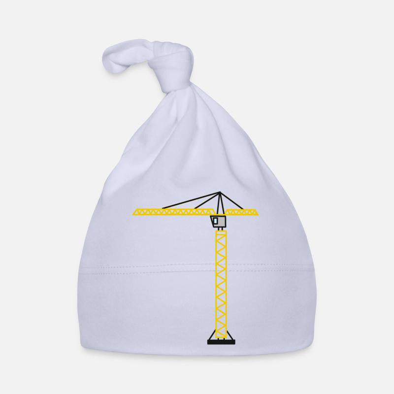 Crane - Organic Baby Cap - sky