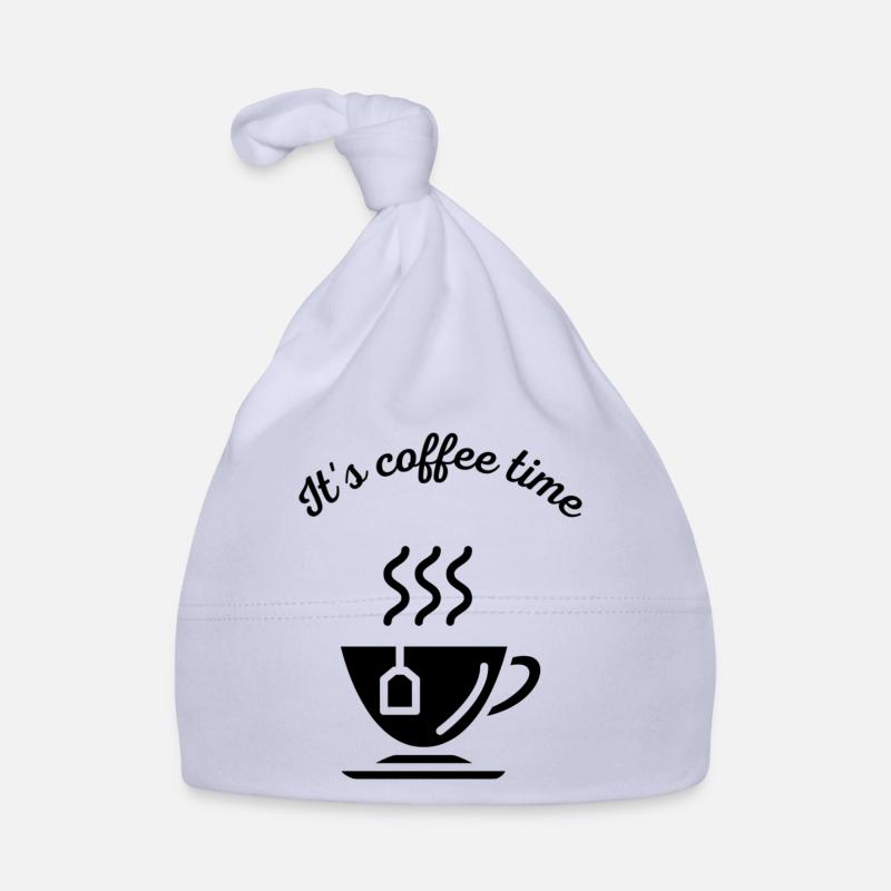 It's coffee time coffee time Organic Baby Cap