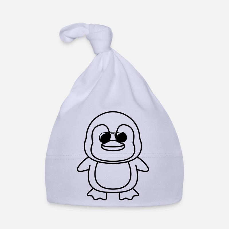pinguin comic cool Baby Bio-Mütze