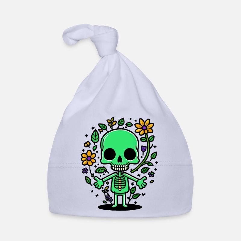 Skeleton Organic Baby Cap