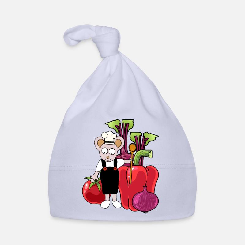Mouse Cook Cooks Cook Vegetables Vegetarian Cooking Organic Baby Cap